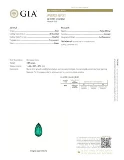 Unknown GIA Certified 3.89 Carat Emerald GIA #6224818342 -Mode Bijouterie Magasin 6224818342 001 master 1