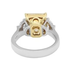 Princess Cut Light Yellow Diamond Ring Platinum 18K Yellow Gold 5.36cts -Mode Bijouterie Magasin 6272ee05a87d834a6b4a0acb master