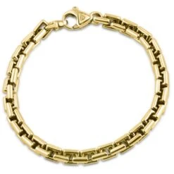 Unknown Men's Solid 14k Yellow Gold 48 Grams Heavy Masculine Bracelet -Mode Bijouterie Magasin 6321238611c2e master