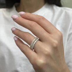 1.50cttw Prong Set Round Cut Diamond Eternity Band Ring 14k Yellow Gold -Mode Bijouterie Magasin 640908cd8439d62931fac76e master