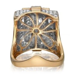 2.17cttw Princess And Round Cut Diamond Cocktail Ring 14k Yellow Gold 10 2.17cttw Princess And Round Cut Diamond Cocktail Ring 14k Yellow Gold -Mode Bijouterie Magasin 64414beea25a5bb5b6f977f8 master