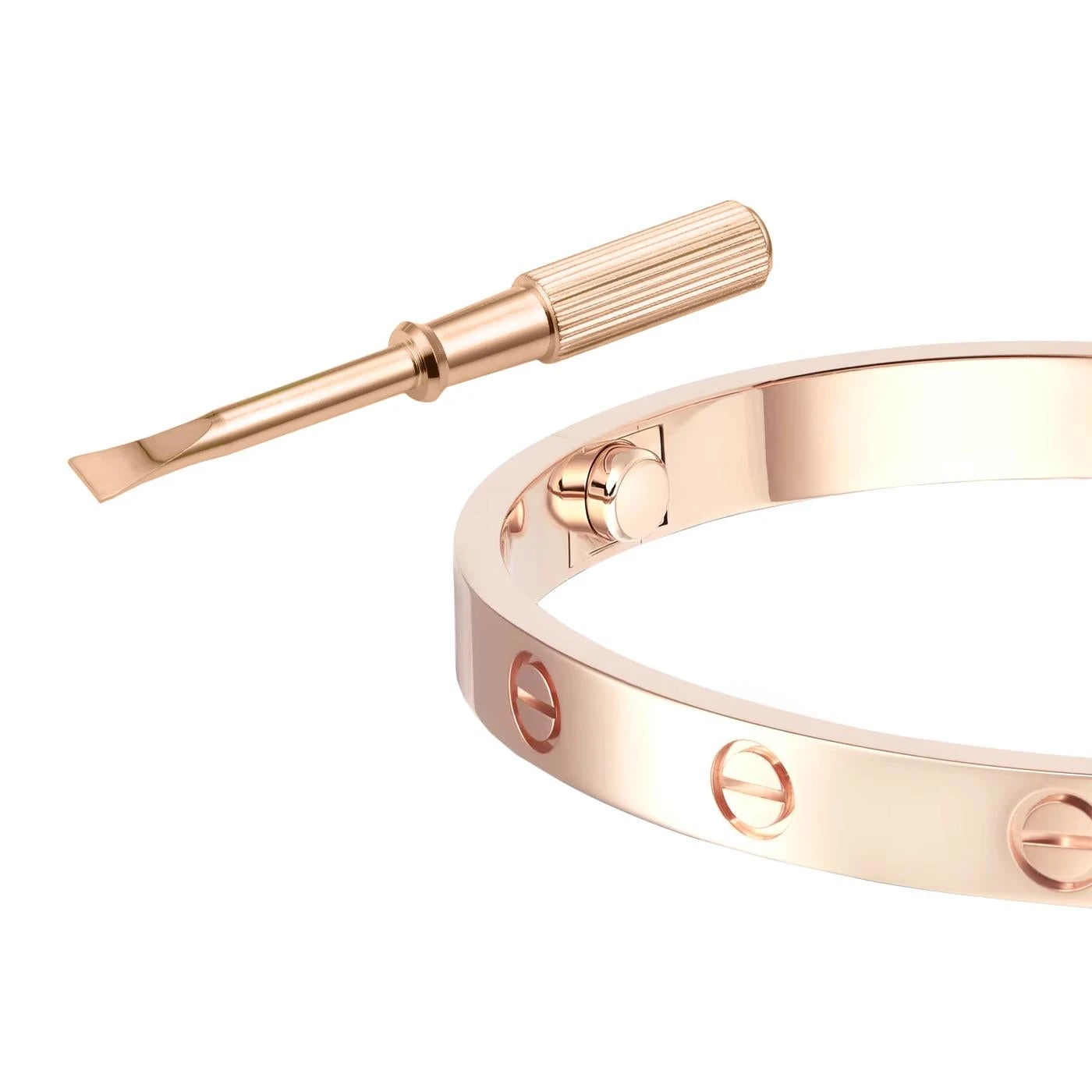 Cartier Love Bracelet 18k Rose Gold With Screwdriver 6 Cartier Love Bracelet 18k Rose Gold With Screwdriver – Image 4