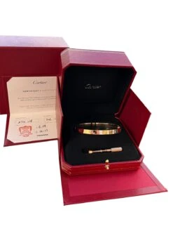 Cartier Love Bracelet 18k Rose Gold With Screwdriver 21 Cartier Love Bracelet 18k Rose Gold With Screwdriver -Mode Bijouterie Magasin 64599 master