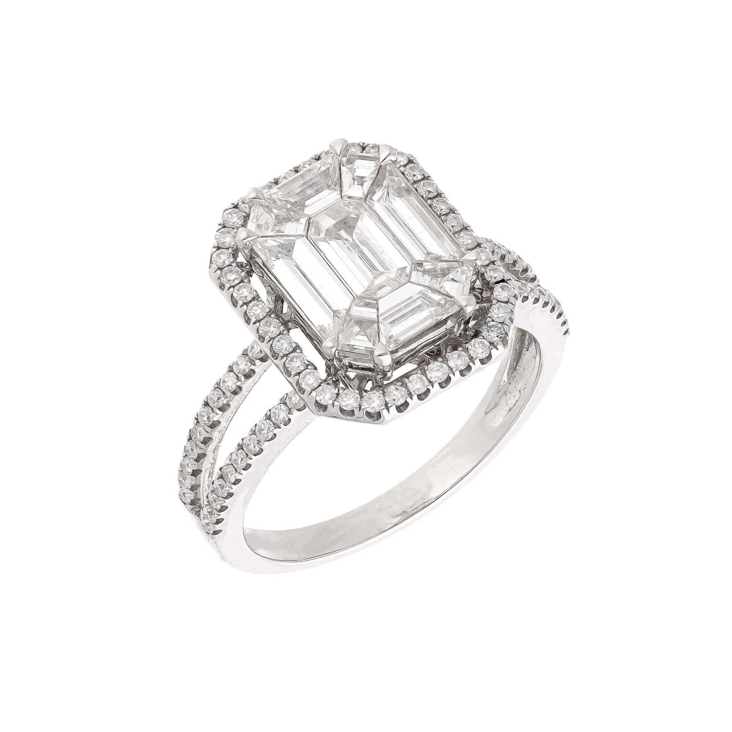 Unknown Natural Diamond Ring With In 18k Gold 7 Unknown Natural Diamond Ring With In 18k Gold – Image 5