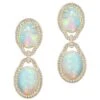 Goshwara Opal Cabochon And Diamond Earrings -Mode Bijouterie Magasin 6839771 master