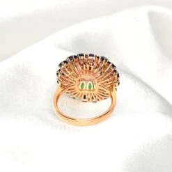 *Sale* IGI 14k 8.76 Carat Tourmaline&Sapphire Antique Art Deco Engagement Ring -Mode Bijouterie Magasin 6 master 1