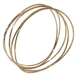 Tiffany & Co. Elsa Peretti 5 Row Wave Bangle In 18k Yellow Gold -Mode Bijouterie Magasin 6 master 16