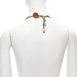 Unknown MEDICINE DOUCE PARIS Leopard Trim Copper-tone Necklace Fur Ring Set 18 Unknown MEDICINE DOUCE PARIS Leopard Trim Copper-tone Necklace Fur Ring Set -Mode Bijouterie Magasin 6 master 19