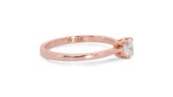 Dazzling 18k Rose Gold Solitaire Ring W/ 0.40ct Natural Diamonds AIG Certificate -Mode Bijouterie Magasin 6f4db4c0 0967 458b 9502 def897040fc6 master