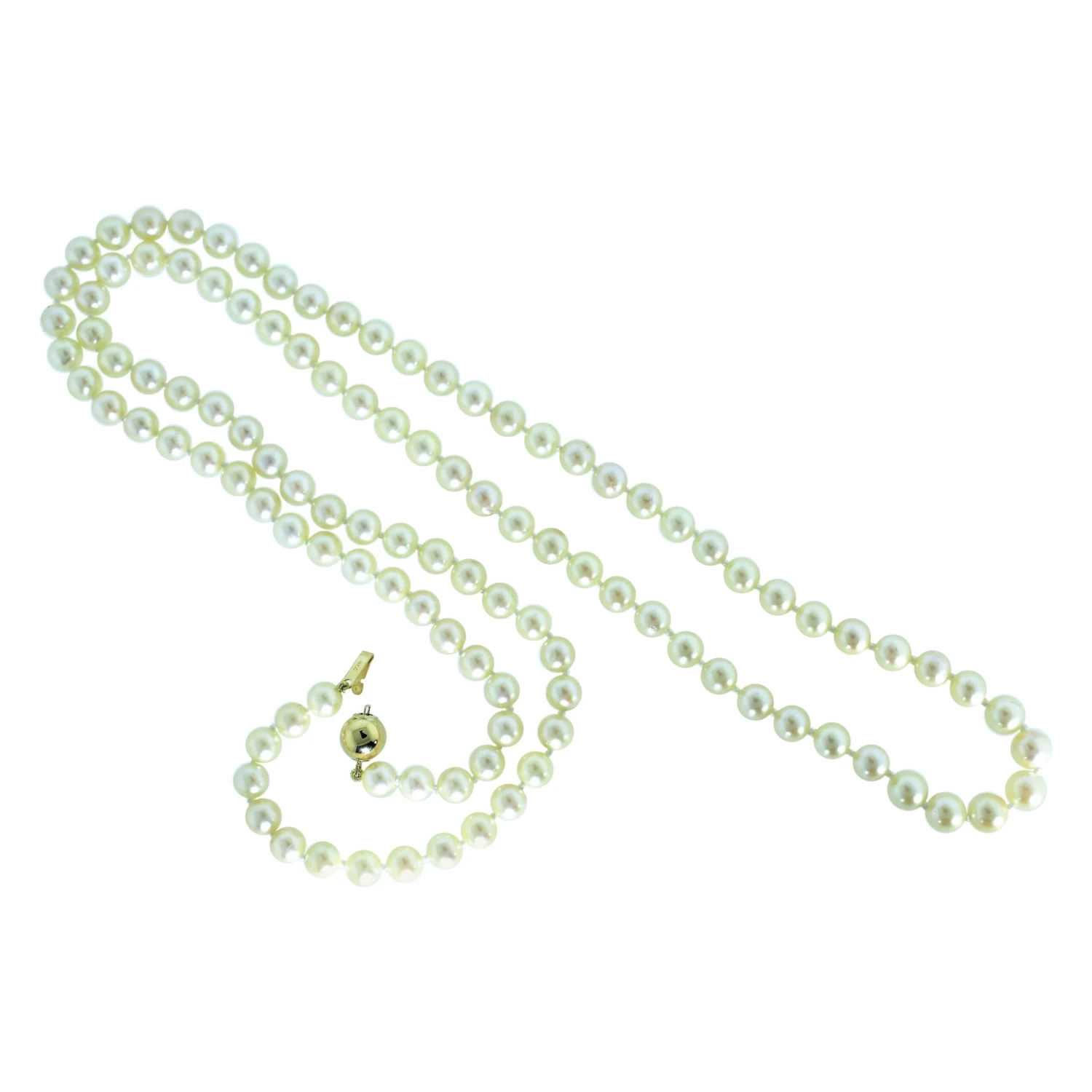 Unknown Fine Akoya Cultured Pearl Long Strand 4 Unknown Fine Akoya Cultured Pearl Long Strand – Image 2