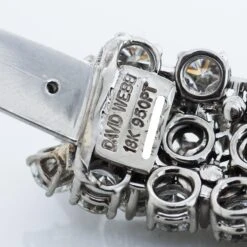 David Webb 52.00 Carat Round Diamond 5 Row Flexible Bracelet In Platinum 11 David Webb 52.00 Carat Round Diamond 5 Row Flexible Bracelet In Platinum -Mode Bijouterie Magasin 76434sig master