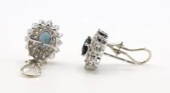 Unknown 14 Karat White Gold Natural Diamond & Blue Sapphire Halo Cluster Earrings 10 Unknown 14 Karat White Gold Natural Diamond & Blue Sapphire Halo Cluster Earrings -Mode Bijouterie Magasin 76B0B6EE A898 4740 AD8B 93895FAD162D master