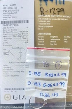 18k White Gold 3 Stone Pave Teardrop Ring With 1.31ct Natural Diamonds GIA Cert -Mode Bijouterie Magasin 7943dc0d cc01 4796 9ce3 a500bf8bdad0 master