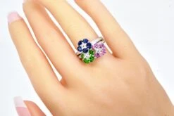 Blue And Pink Sapphire, Tsavorite And Diamond Fine White Gold Ring By LeVian 15 Blue And Pink Sapphire, Tsavorite And Diamond Fine White Gold Ring By LeVian -Mode Bijouterie Magasin 7E5C3E8A 331F 47FC 9FC8 615A32F38281 1 201 a master