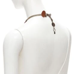 Unknown MEDICINE DOUCE PARIS Leopard Trim Copper-tone Necklace Fur Ring Set 19 Unknown MEDICINE DOUCE PARIS Leopard Trim Copper-tone Necklace Fur Ring Set -Mode Bijouterie Magasin 7 master 12