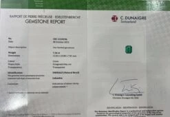 GRS 18K 7.34 Ct Colombia Emerald&Diamond Antique Art Deco Engagement Ring 27 GRS 18K 7.34 Ct Colombia Emerald&Diamond Antique Art Deco Engagement Ring -Mode Bijouterie Magasin 84841 master