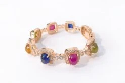 Bochic Capri” Multi Natural Gem Bangle Set In 22k Gold & Silver -Mode Bijouterie Magasin 881E2AE2 2198 435E 8407 61D2167B52DC master