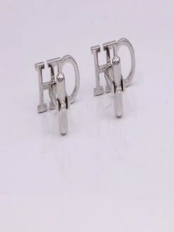 Round Diamond 18 K White Gold Customized Cufflinks -Mode Bijouterie Magasin 8A72FE26 4674 45CE 8B36 A178606DE722 master