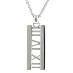 Tiffany & Co. Atlas 18k White Gold Diamond Open Bar Pendant Necklace 21 Tiffany & Co. Atlas 18k White Gold Diamond Open Bar Pendant Necklace -Mode Bijouterie Magasin 8 master 4