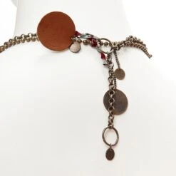 Unknown MEDICINE DOUCE PARIS Leopard Trim Copper-tone Necklace Fur Ring Set 20 Unknown MEDICINE DOUCE PARIS Leopard Trim Copper-tone Necklace Fur Ring Set -Mode Bijouterie Magasin 8 master 8