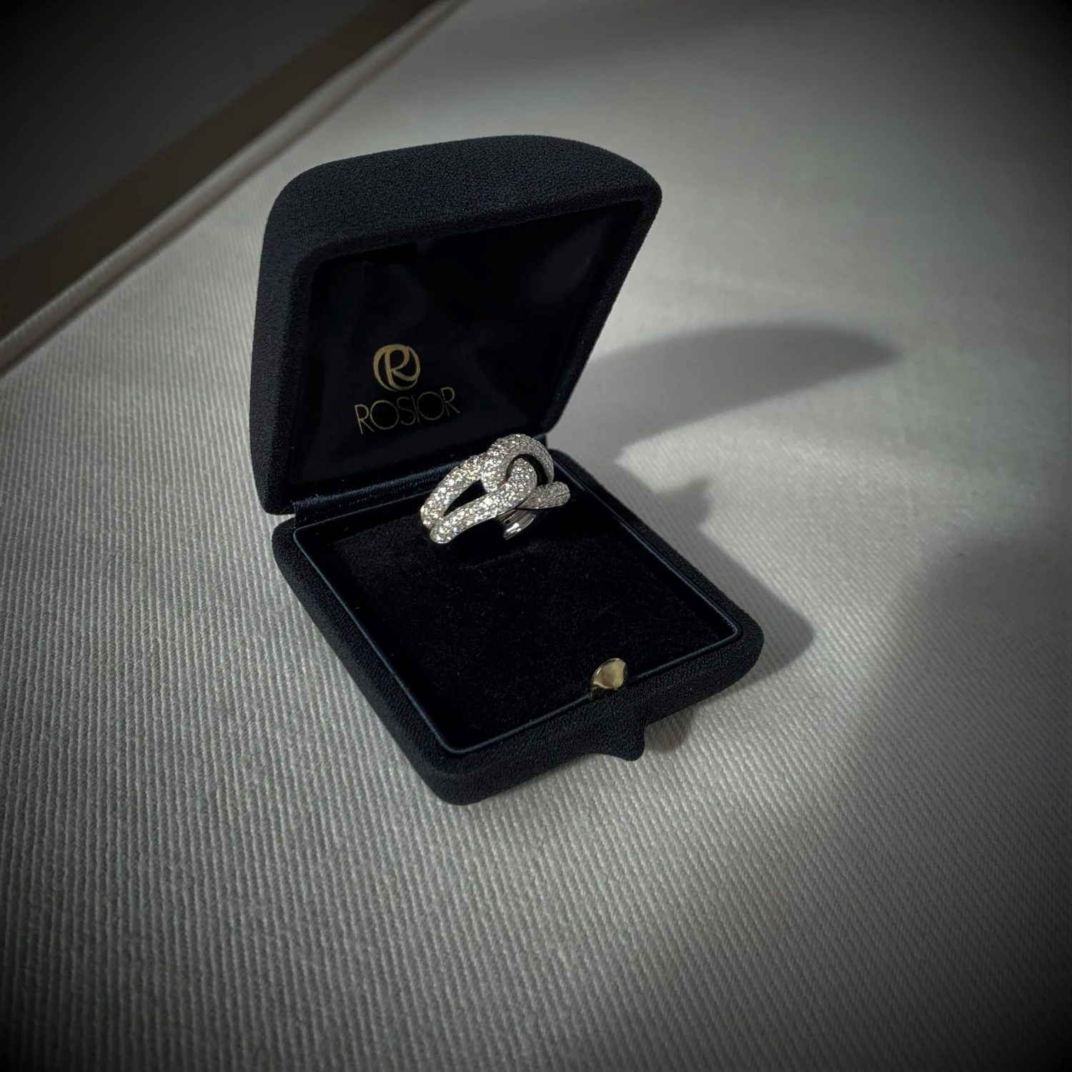 Rosior Diamond White Gold Engagement Ring 8 Rosior Diamond White Gold Engagement Ring – Image 6