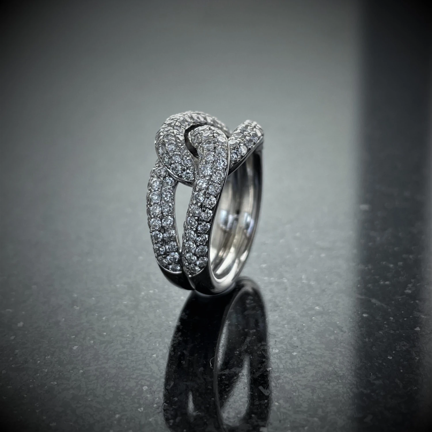 Rosior Diamond White Gold Engagement Ring 5 Rosior Diamond White Gold Engagement Ring – Image 3