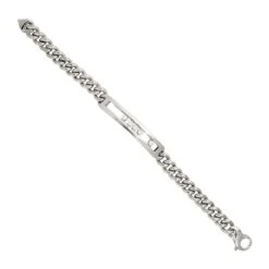 Unknown 0.55 Carat Floating Diamond Bar Men's Curb Link Chain Bracelet 14 Karat In Stock 13 Unknown 0.55 Carat Floating Diamond Bar Men's Curb Link Chain Bracelet 14 Karat In Stock -Mode Bijouterie Magasin A30315728 2 2 master