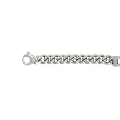Unknown 0.55 Carat Floating Diamond Bar Men's Curb Link Chain Bracelet 14 Karat In Stock 14 Unknown 0.55 Carat Floating Diamond Bar Men's Curb Link Chain Bracelet 14 Karat In Stock -Mode Bijouterie Magasin A30315728 4 master
