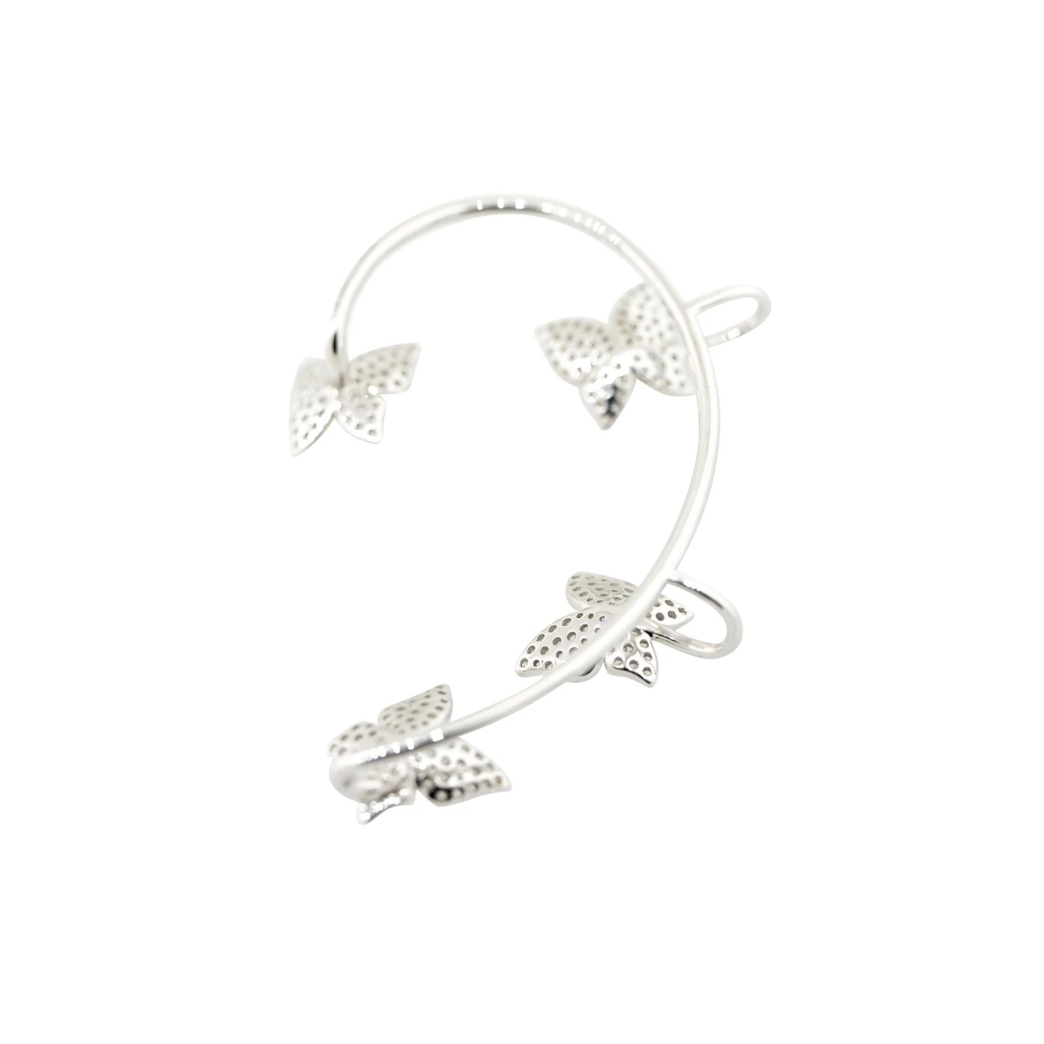 Unknown 0.97 Carat Pave Diamond Butterfly Ear Cuff 14 Karat In Stock 8 Unknown 0.97 Carat Pave Diamond Butterfly Ear Cuff 14 Karat In Stock – Image 6
