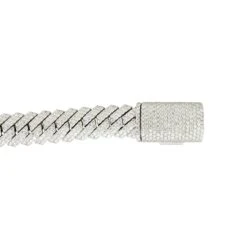 Unknown 18.18 Carat Pave Diamond Cuban Link Men's Bracelet 10 Karat 11 Unknown 18.18 Carat Pave Diamond Cuban Link Men's Bracelet 10 Karat -Mode Bijouterie Magasin A30316178 4 master