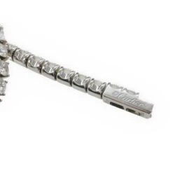 Cartier Essential Lines Round Diamond Tennis Bracelet 18 Karat White Gold Box -Mode Bijouterie Magasin AICutout 2onw master