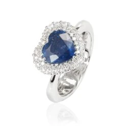 Sapphire Ring With Diamonds -Mode Bijouterie Magasin AnelloR3i 1st1 master