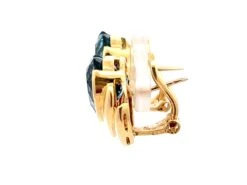 Unknown Blue Heart Shaped Topaz Earrings In 18k Yellow Gold 14 Unknown Blue Heart Shaped Topaz Earrings In 18k Yellow Gold -Mode Bijouterie Magasin Artboard 20 master 2