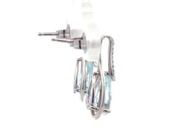 Unknown Pear Shaped Aquamarine And Diamond Drop Earrings In 14k White Gold 13 Unknown Pear Shaped Aquamarine And Diamond Drop Earrings In 14k White Gold -Mode Bijouterie Magasin Artboard 33 master