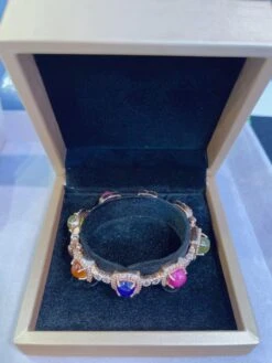 “Capri” Red Ruby & Purple Amethyst Bangle Set In 22k Gold & Silver -Mode Bijouterie Magasin B0A7907E 250E 4C20 897A DE77B214A828 master