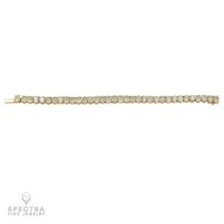 Spectra Fine Jewelry Oval Yellow Diamond Tennis Bracelet -Mode Bijouterie Magasin B1293 view1 master