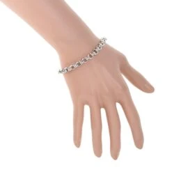 Unknown OWC White Gold Mens Link Bracelet -Mode Bijouterie Magasin B1 OWC Bracelet m master