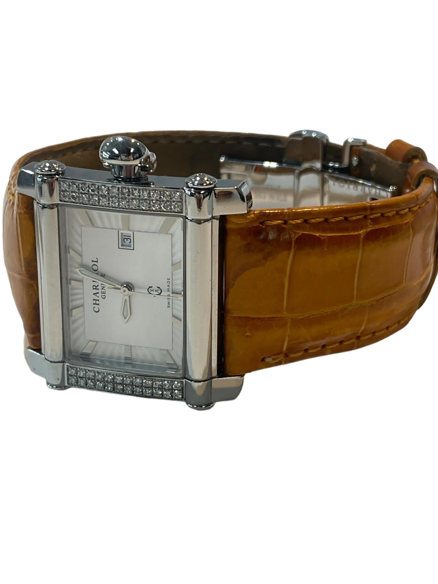 Philippe Charriol, Diamond .50 Carat Watch Swiss Movement CCHL 6 Philippe Charriol, Diamond .50 Carat Watch Swiss Movement CCHL – Image 4