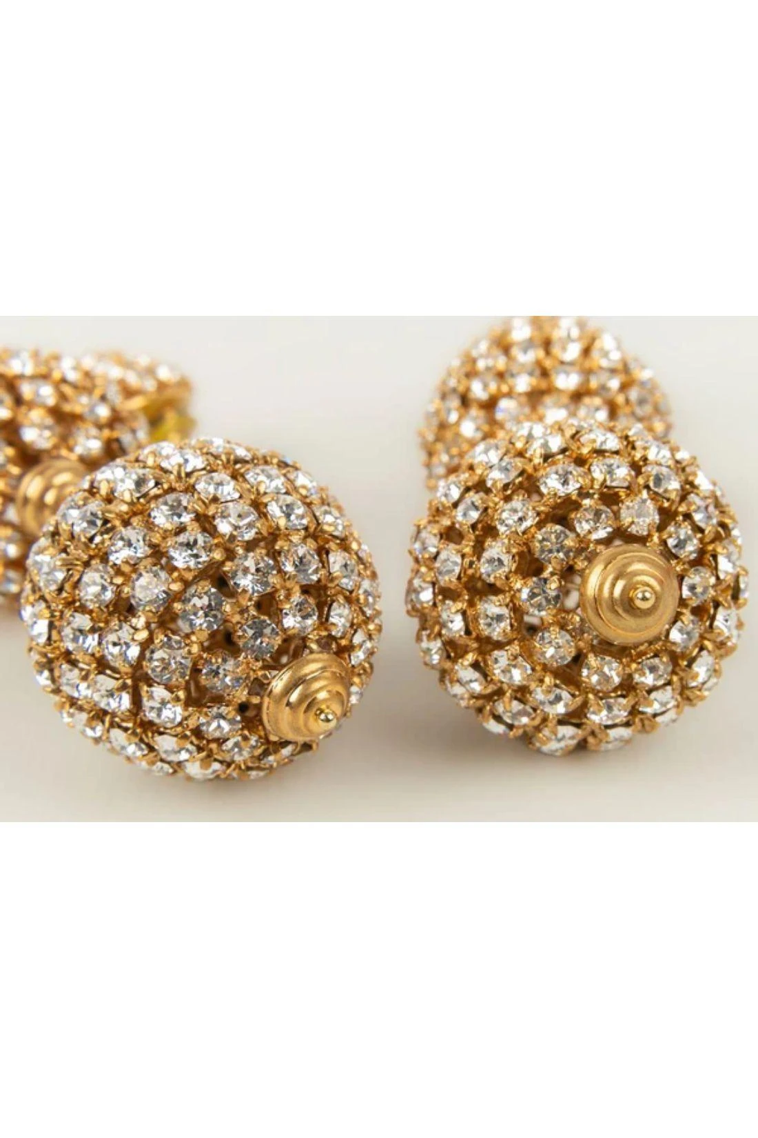 Yves Saint Laurent Earrings With Rhinestones 5 Yves Saint Laurent Earrings With Rhinestones – Image 3