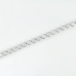 Bezel Set Tennis Bracelet 5.00 Carat In 18 Karat White Gold Natural Diamonds 10 Bezel Set Tennis Bracelet 5.00 Carat In 18 Karat White Gold Natural Diamonds -Mode Bijouterie Magasin BR31643 2 master