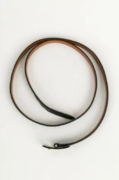 Hermès Hapi Leather Bracelet In Black And Brown Leather -Mode Bijouterie Magasin BRA138 6 master