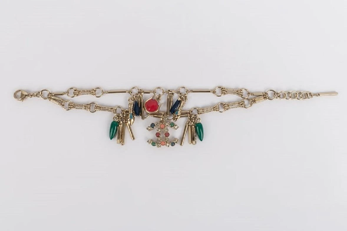 Chanel Silver Metal Bracelet Défilé 5 Chanel Silver Metal Bracelet Défilé – Image 3