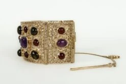 Chanel Bracelet In Champagne Metal And Resin Fall, 2009 -Mode Bijouterie Magasin BRAB134 3 master