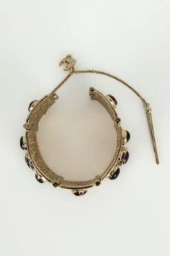 Chanel Bracelet In Champagne Metal And Resin Fall, 2009 -Mode Bijouterie Magasin BRAB134 5 master