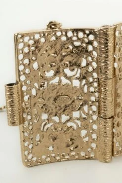 Chanel Bracelet In Champagne Metal And Resin Fall, 2009 -Mode Bijouterie Magasin BRAB134 8 master