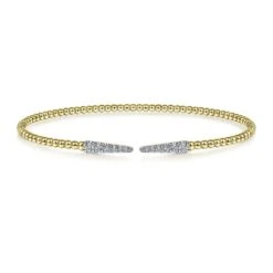 Diamond Spike Bracelet Flexible Cuff Bangle, .26 Carats BG4216-62W45JJ LV 14kt 14 Diamond Spike Bracelet Flexible Cuff Bangle, .26 Carats BG4216-62W45JJ LV 14kt -Mode Bijouterie Magasin BUJU Bangles 2 master