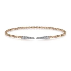 Diamond Spike Bracelet Flexible Cuff Bangle, .26 Carats BG4216-62W45JJ LV 14kt 15 Diamond Spike Bracelet Flexible Cuff Bangle, .26 Carats BG4216-62W45JJ LV 14kt -Mode Bijouterie Magasin BUJU Bangles 3 master