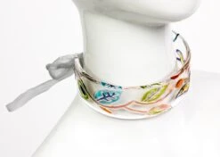Miu Miu Runway Lucite Painted Choker Necklace, 2014 -Mode Bijouterie Magasin Basha 5 1 2019 166 master