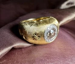 Unknown Champagne Diamond Gold Ring -Mode Bijouterie Magasin Bildschirmfoto 2023 06 12 um 14 08 31 master