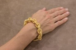 Alex Jona Gold-Plated Sterling Silver Link Chain Bracelet -Mode Bijouterie Magasin Bracciale 13 4 master